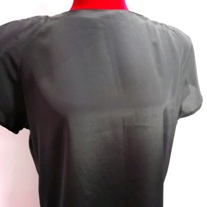 🏖 Impressions Black Blouse Sz 10